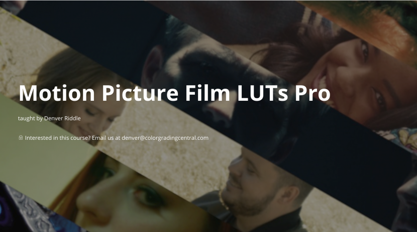 Motion Picture Film LUTs Pro 1