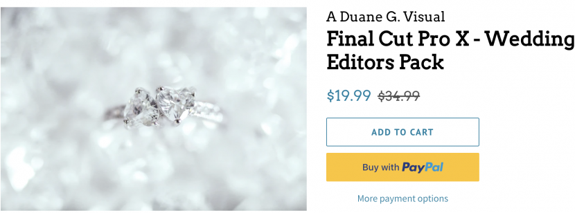 Final Cut Pro X - Wedding Editors Pack - A Duane G. Visual 1