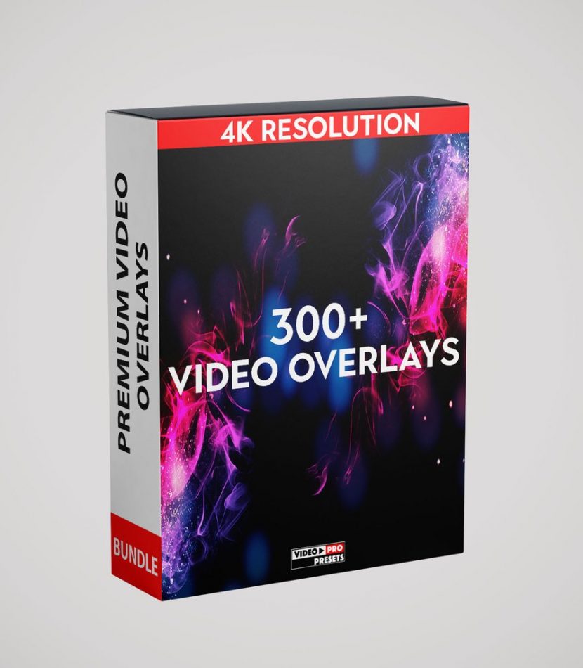 300+ 4K VIDEO OVERLAYS 1