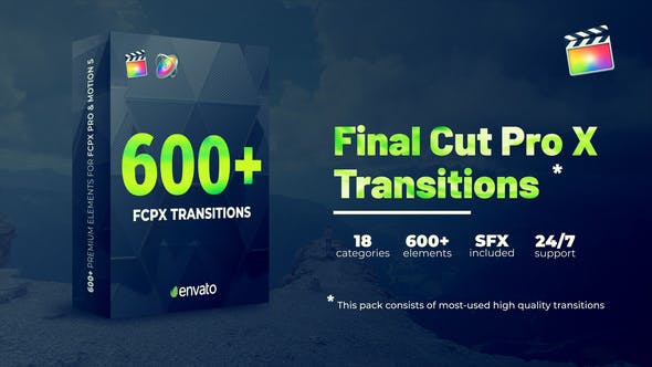 600+ Transitions FCPX By Nick_Chvalun - VH 33170563 1
