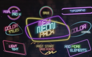 Neon Titles by 27 3