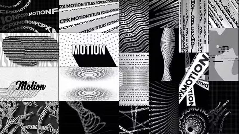Typographic Kinetic Posters & Titles 1