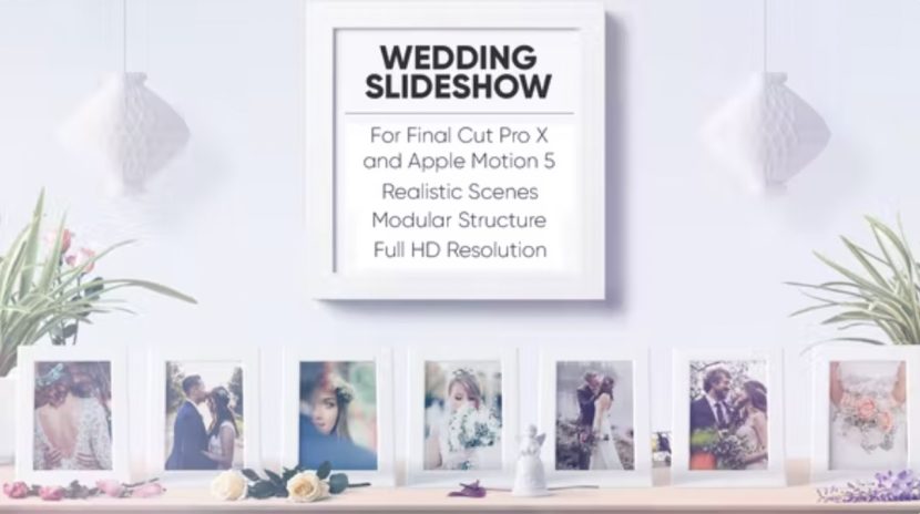 Wedding Slideshow for FCPX and Apple Motion 5 1