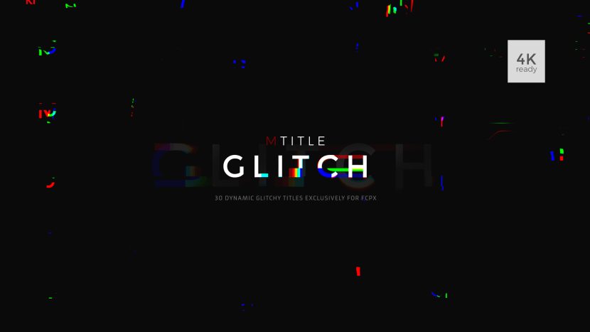 mTitle Glitch - MotionVFX 1
