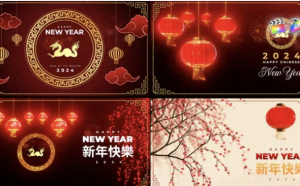 Chinese New Year Greetings Pack 10